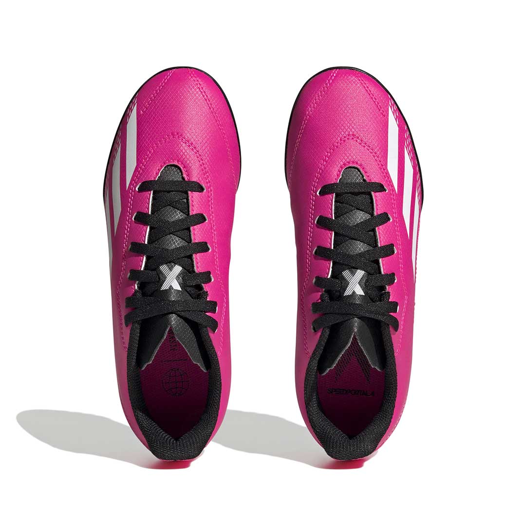 adidas - Kids' (Junior) X Speedportal.4 Turf Soccer Shoes (GZ2446) - Image 4