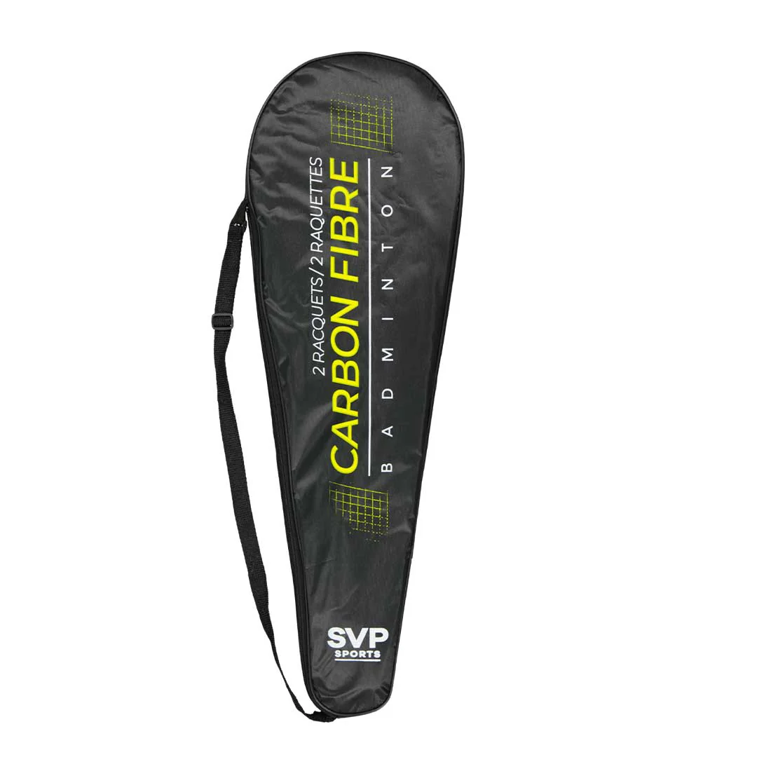 SVP Play - 2 Pack Carbonfibre Badminton Racquet Set (SSO-050) - Image 5